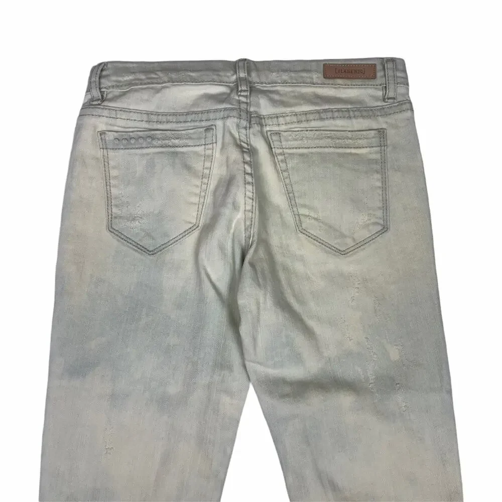 Blank NYC Skinny Jean with Embroidery Cutouts 10